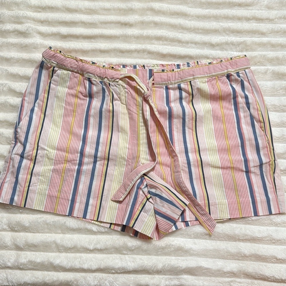LOFT Striped Shorts